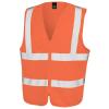 Core zip ID safety tabard Orange