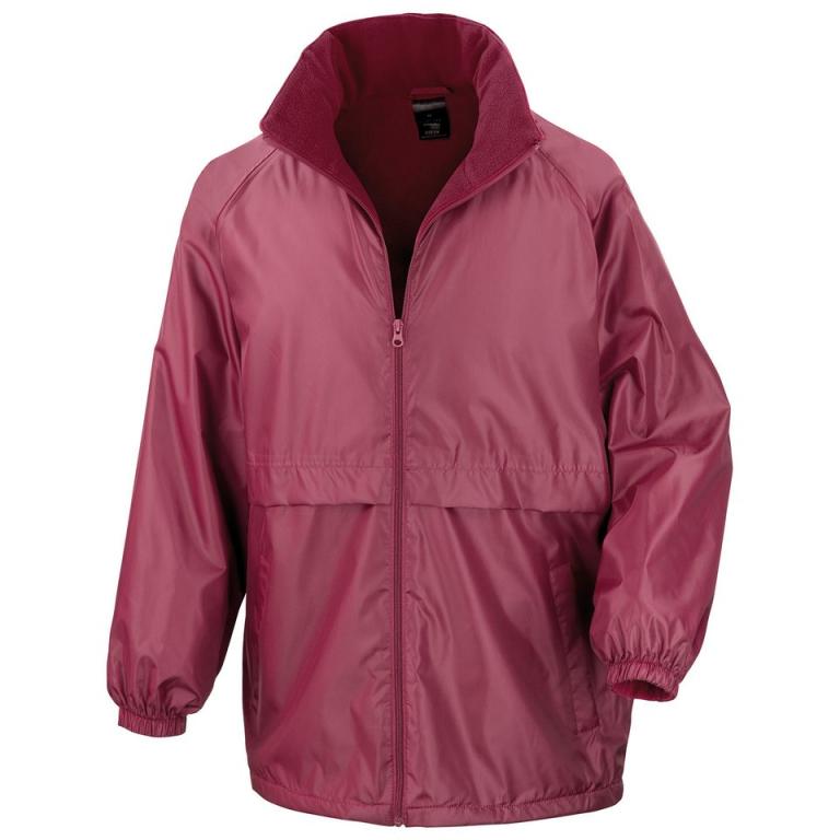 Core microfleece lined jacket Burgundy