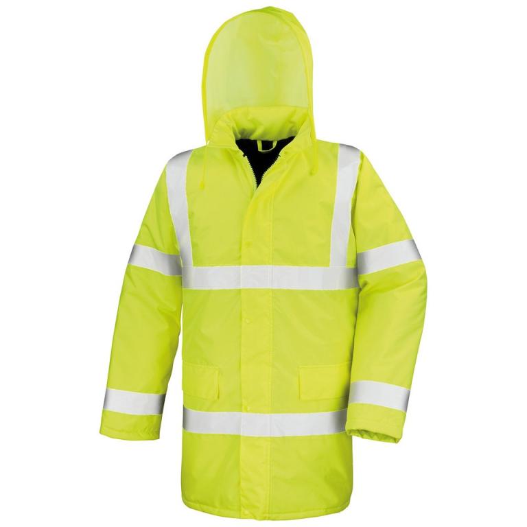 Core safety high-viz coat Hi-Viz Yellow