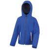 Core junior TX performance hooded softshell jacket Royal/Navy