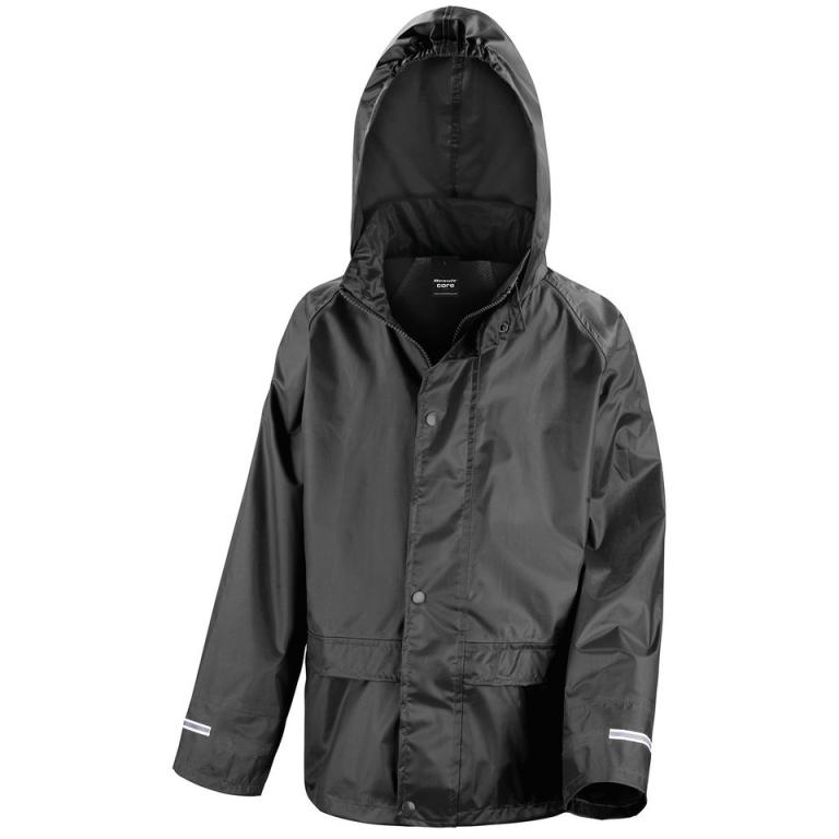 Core junior rain jacket Black