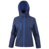 Women's Core TX performance hooded softshell jacket Navy/Royal