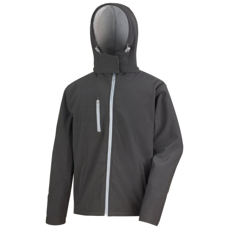 Core TX performance hooded softshell jacket Black/Grey