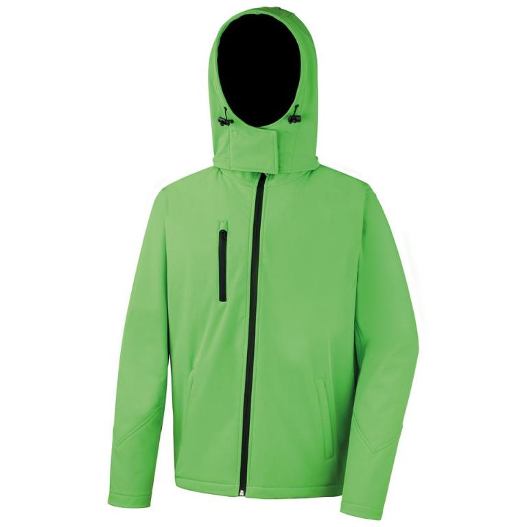 Core TX performance hooded softshell jacket Vivid Green/Black