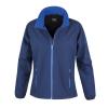 Women's Core printable softshell jacket Navy/Royal