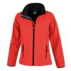 Women's Core printable softshell jacket Red/Black