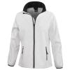 Women's Core printable softshell jacket White/Black