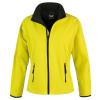 Women's Core printable softshell jacket Yellow/Black