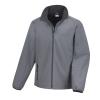 Core printable softshell jacket Charcoal/Black