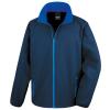 Core printable softshell jacket Navy/Royal