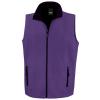 Printable softshell bodywarmer Purple/Black