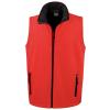 Printable softshell bodywarmer Red/Black