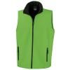 Printable softshell bodywarmer Vivid Green/Black