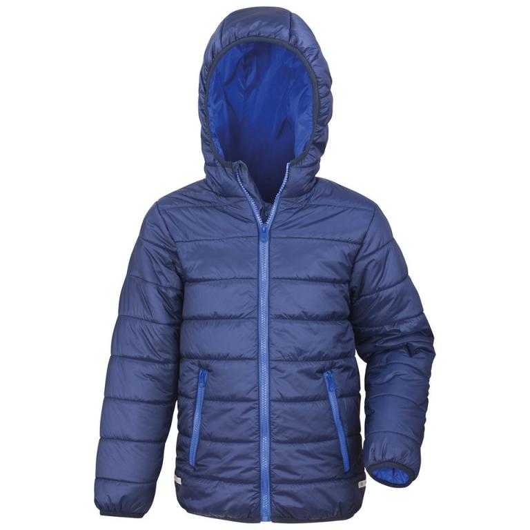 Core junior soft padded jacket Navy/Royal