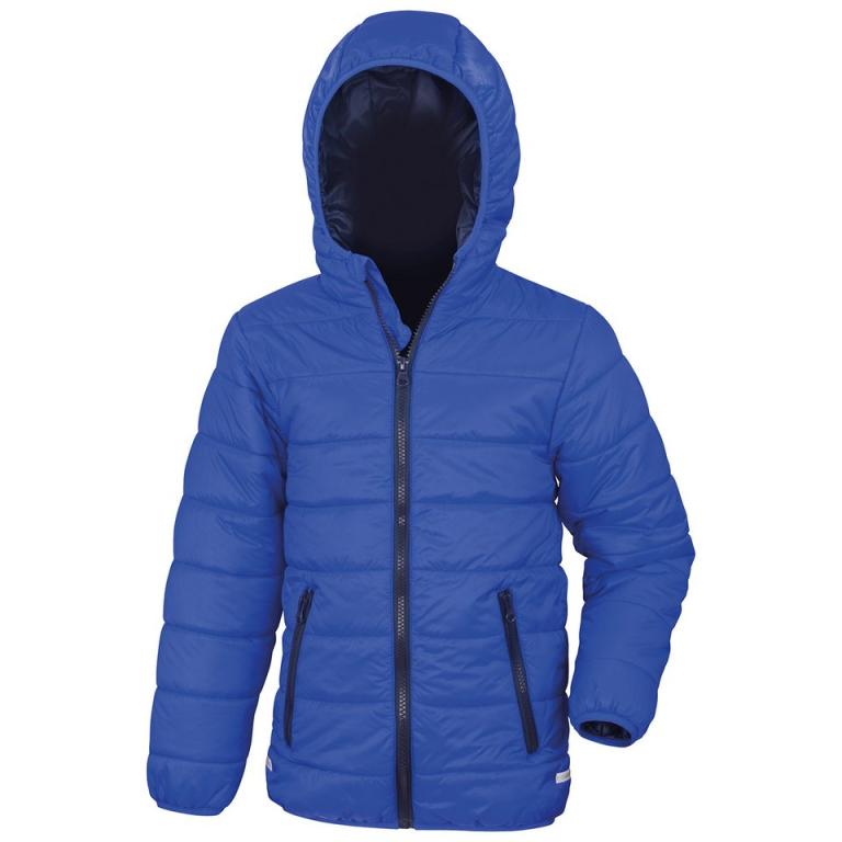 Core junior soft padded jacket Royal/Navy