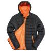 Soft padded jacket Black/Orange