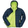 Soft padded jacket Navy/Lime