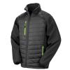 Compass padded softshell jacket  Black/Lime