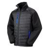 Compass padded softshell jacket  Black/Royal