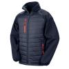 Compass padded softshell jacket  Navy/Red