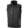 compass padded softshell gilet  Black/Lime