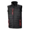 compass padded softshell gilet  Black/Red