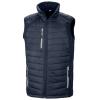 compass padded softshell gilet  Navy/Grey