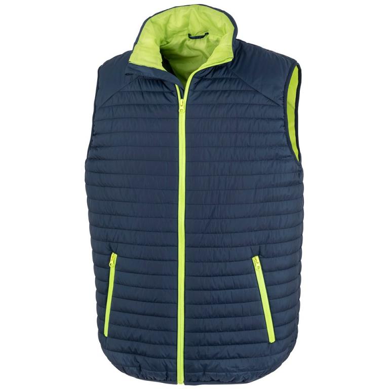 Thermoquilt gilet Navy/Lime