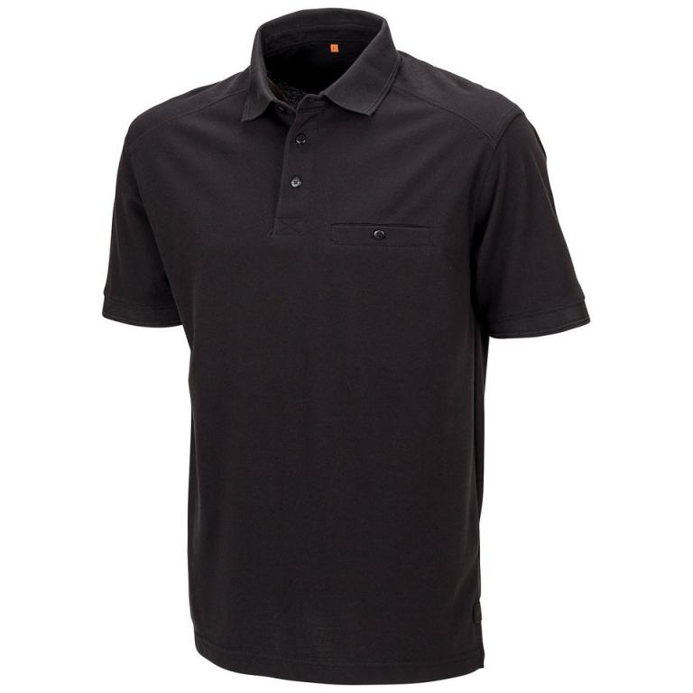 Work-Guard Apex pocket polo shirt Black