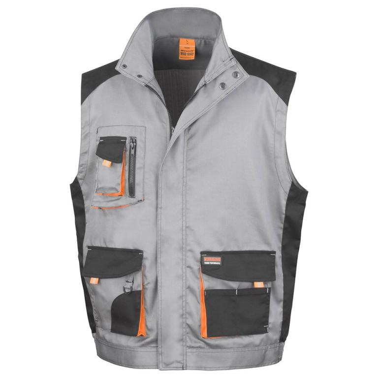 Work-Guard lite gilet Grey/Black/Orange