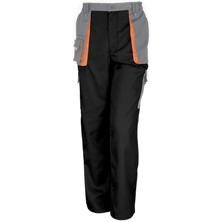 Work-Guard lite trousers Black/Grey/Orange