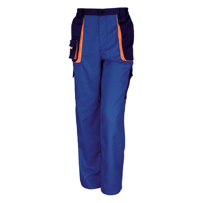 Work-Guard lite trousers Royal/Navy/Orange