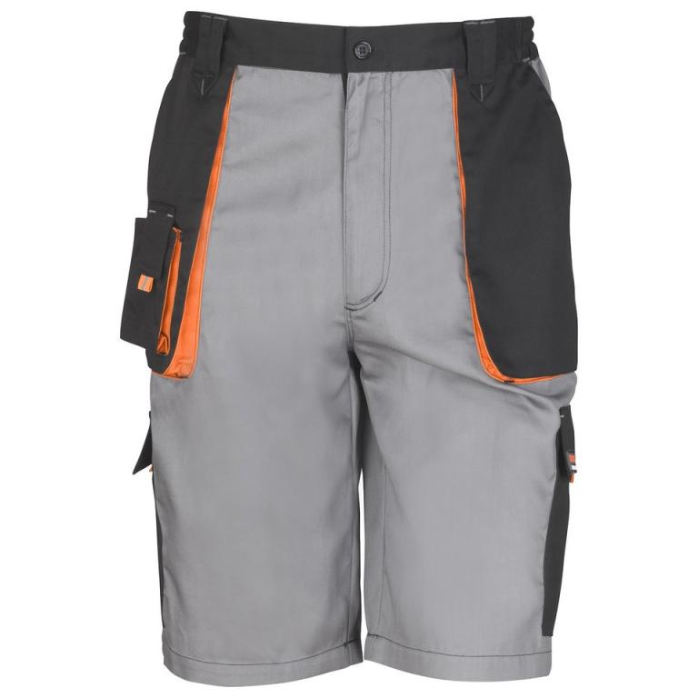 Work-Guard lite shorts Grey/Black/Orange