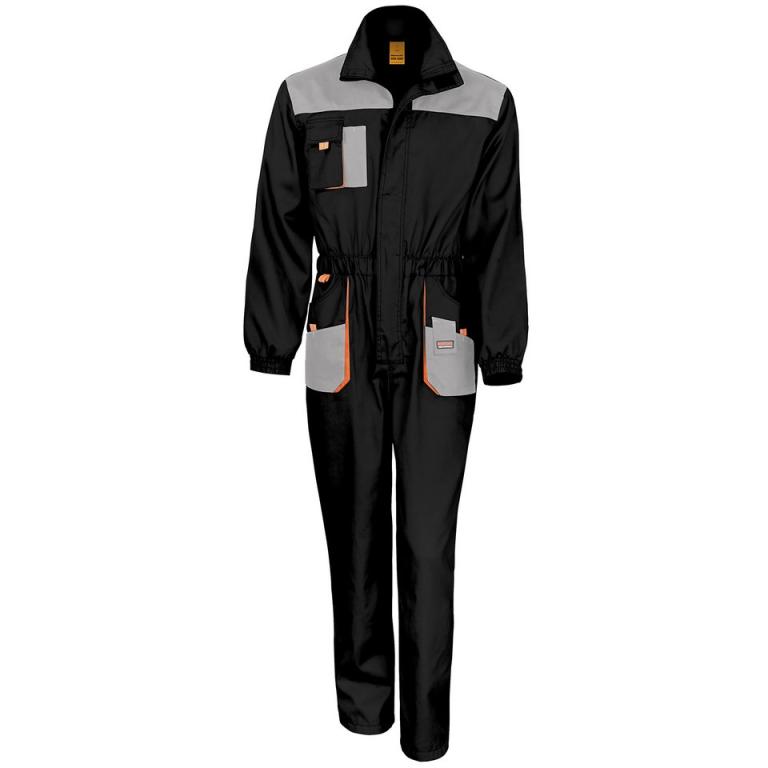 Work-Guard lite coverall Black/Grey/Orange