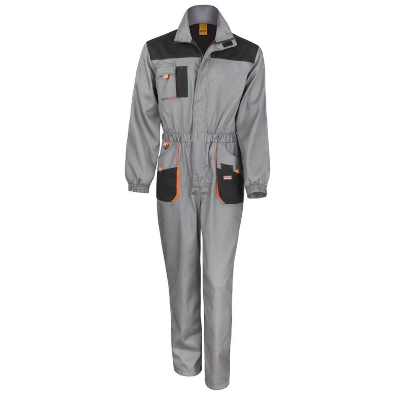 Work-Guard lite coverall Grey/Black/Orange