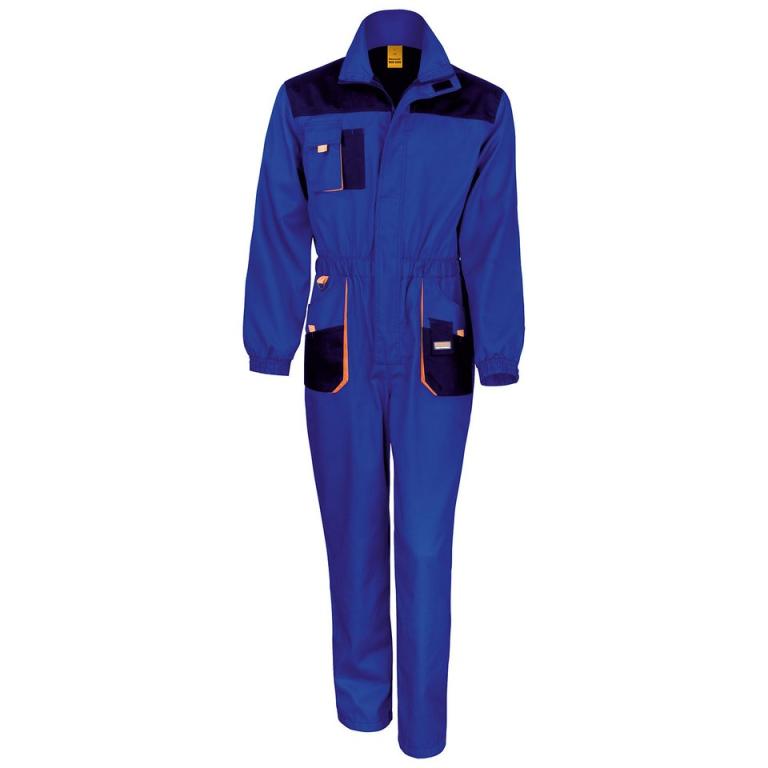 Work-Guard lite coverall Royal/Navy/Orange