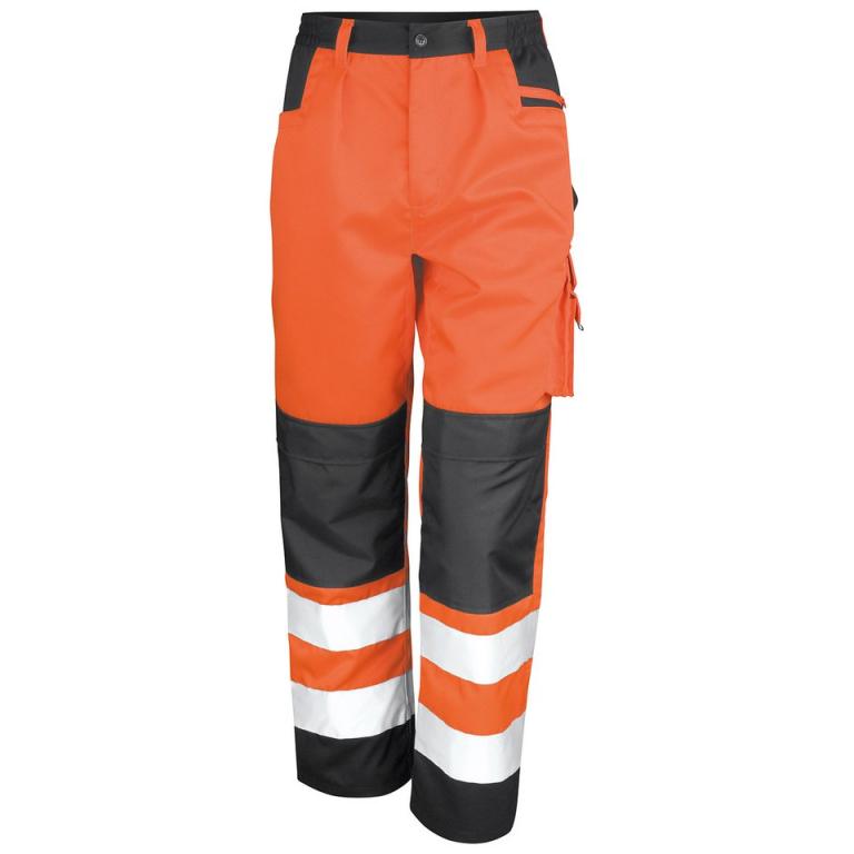 Safety cargo trousers Orange