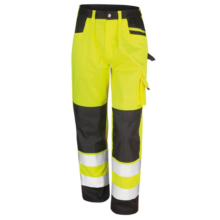 Safety cargo trousers Yellow