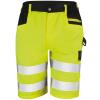 Safety cargo shorts Yellow