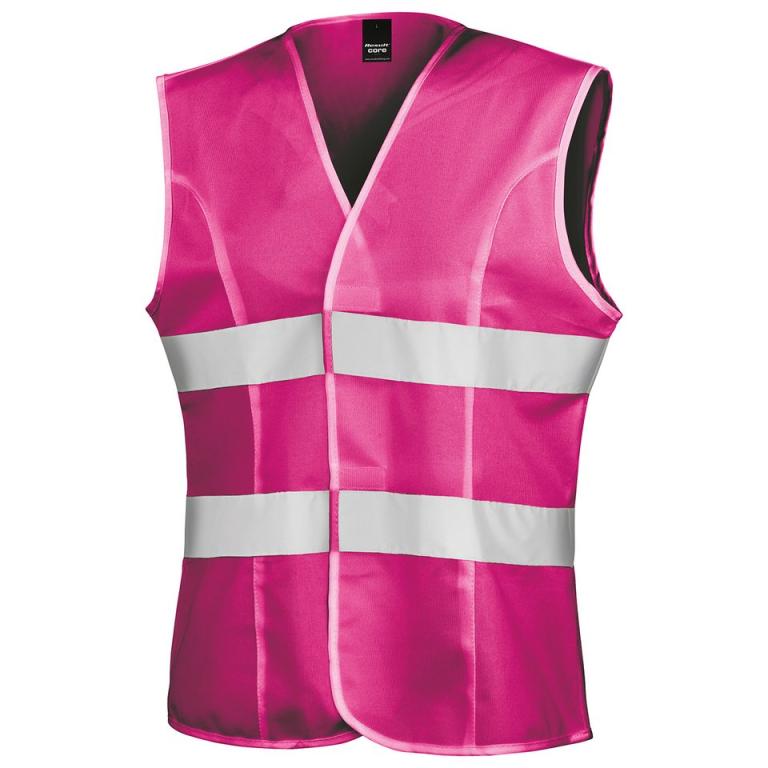 Women's high-viz tabard Fluorescent Pink