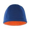 Reversible fleece skull hat Navy/Orange