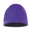 Reversible fleece skull hat Purple/Charcoal