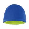 Reversible fleece skull hat Royal/Lime