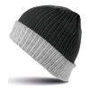 Double-layer knitted hat Black/Grey