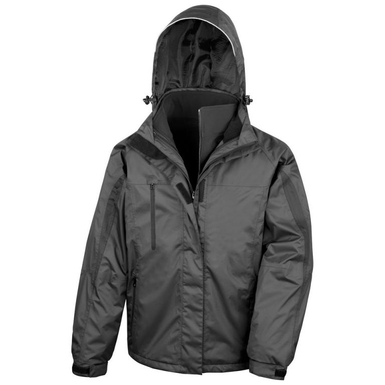 3-in-1 journey jacket with softshell inner Black/Black