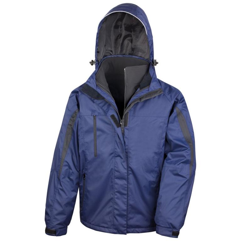 3-in-1 journey jacket with softshell inner Navy/Black