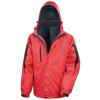 3-in-1 journey jacket with softshell inner Red/Black