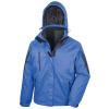 3-in-1 journey jacket with softshell inner Royal/Black