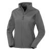 Women's recycled 2-layer printable softshell jacket  Workguard Grey