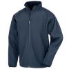 Men's recycled 2-layer printable softshell jacket  Navy